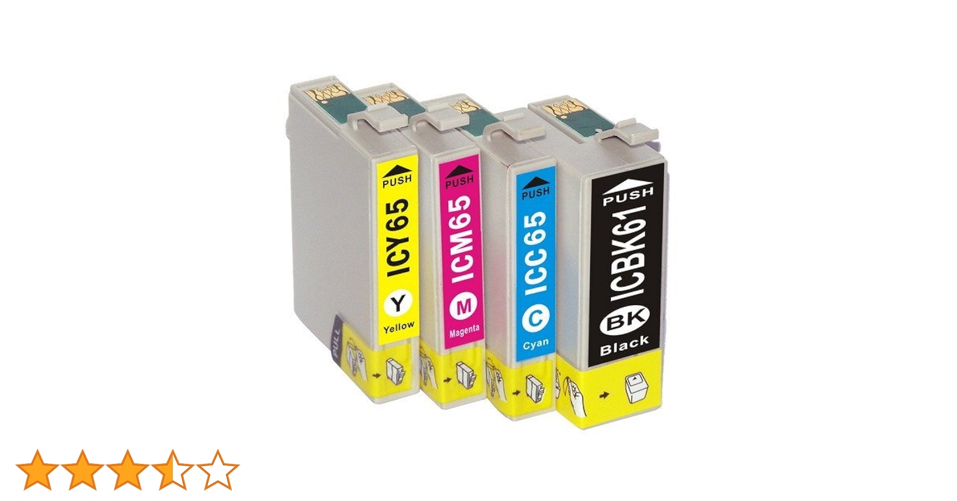 Amazon.co.jp: エプソン EPSON対応・互換インク IC 61/65(IC-61